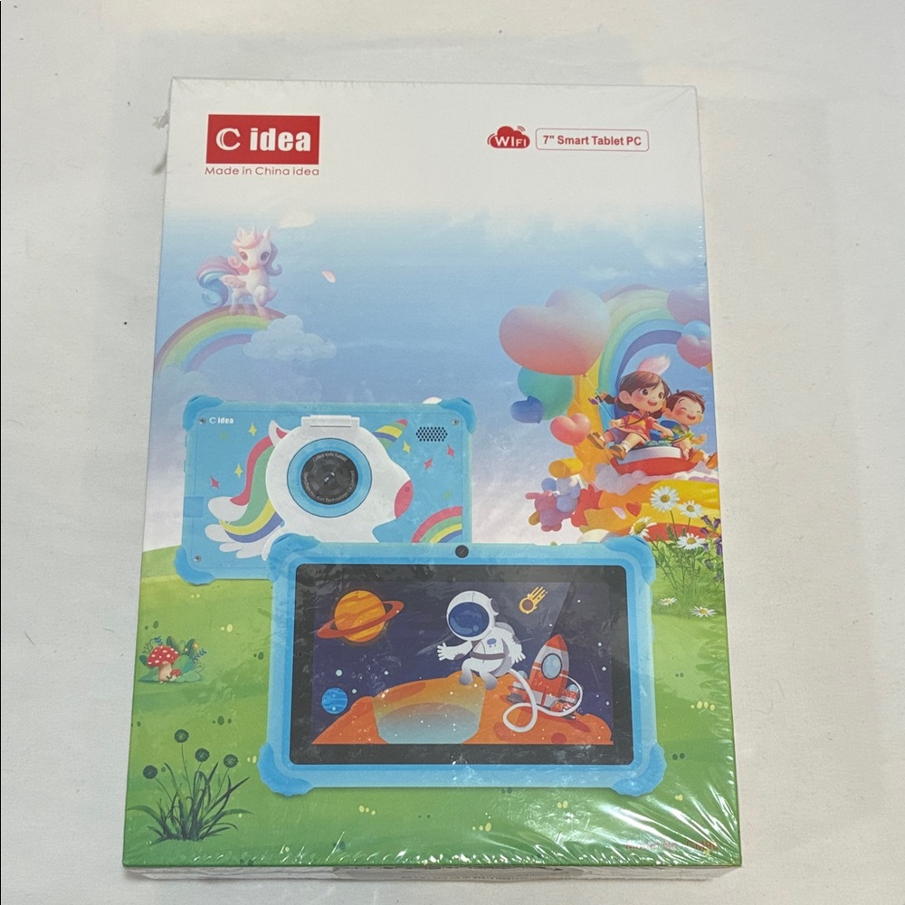 7-inch Kids Tablet in Bright Blue Protective Case